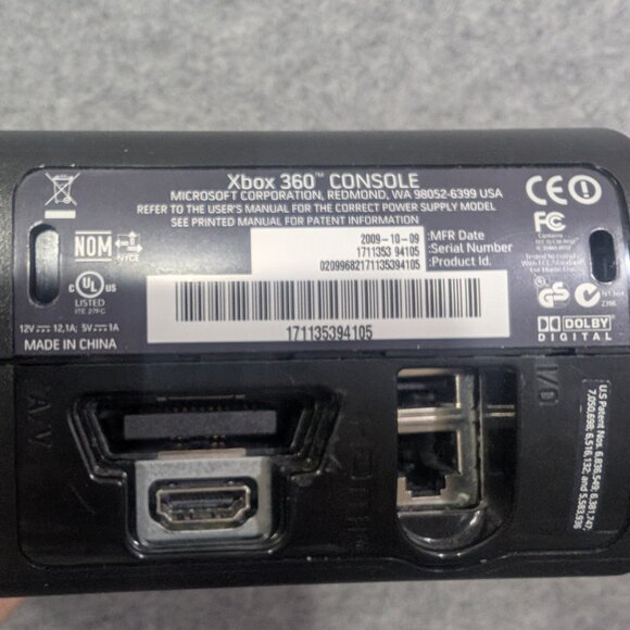 ** SOLD ** Xbox 360 Elite console 120GB: 1 controller and cords - Picture 3 of 7